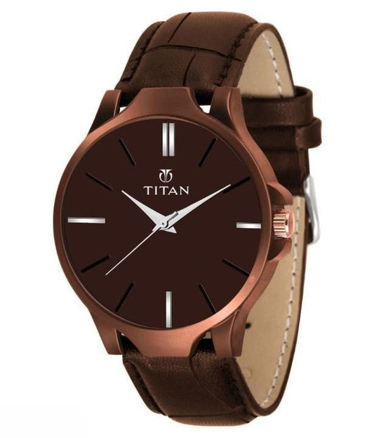 BD Men's tilan Analog Leather Watch