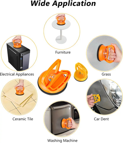 🚗 Heavy-Duty Dent Puller Suction Cup – Lock & Lift Auto Body Repair Tool 🔧