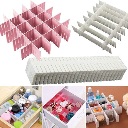Dividers Drawer Grid Plastic Drawer Separator Plastic Partition Organizer