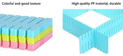 Dividers Drawer Grid Plastic Drawer Separator Plastic Partition Organizer