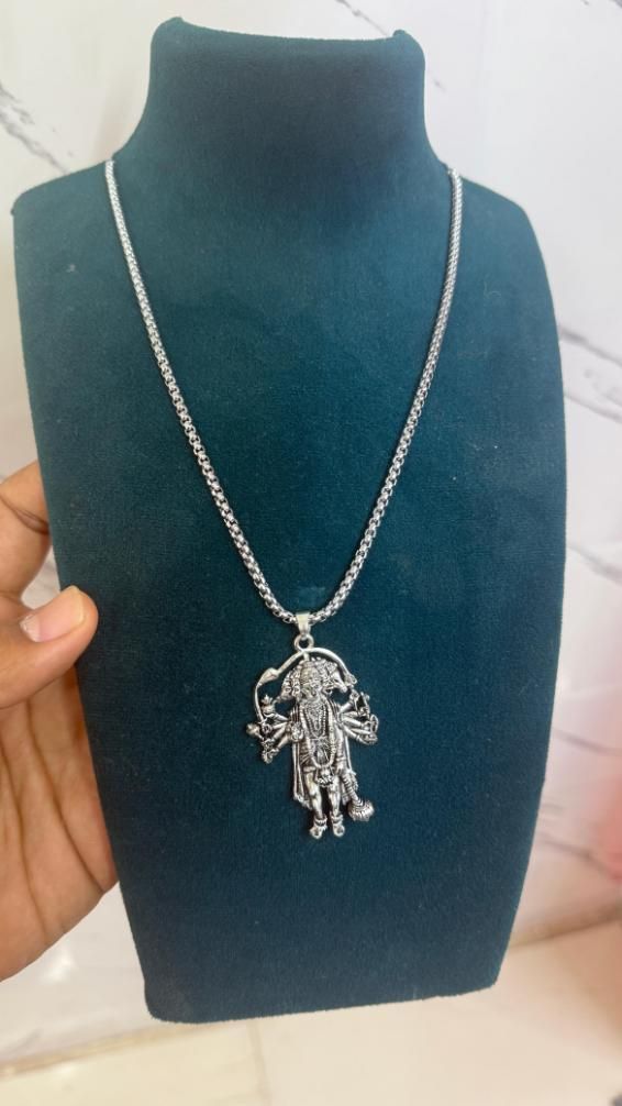 5 Mukhi Standing Hanumanji Pendant with Chain