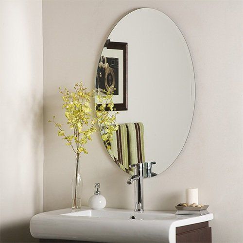 Combo of Oval Shape & Square Shape Mirror (Pack of 2)