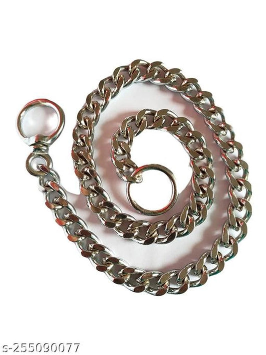 Metal Size 6 No. Coller Chain for Dog (Multicolor)