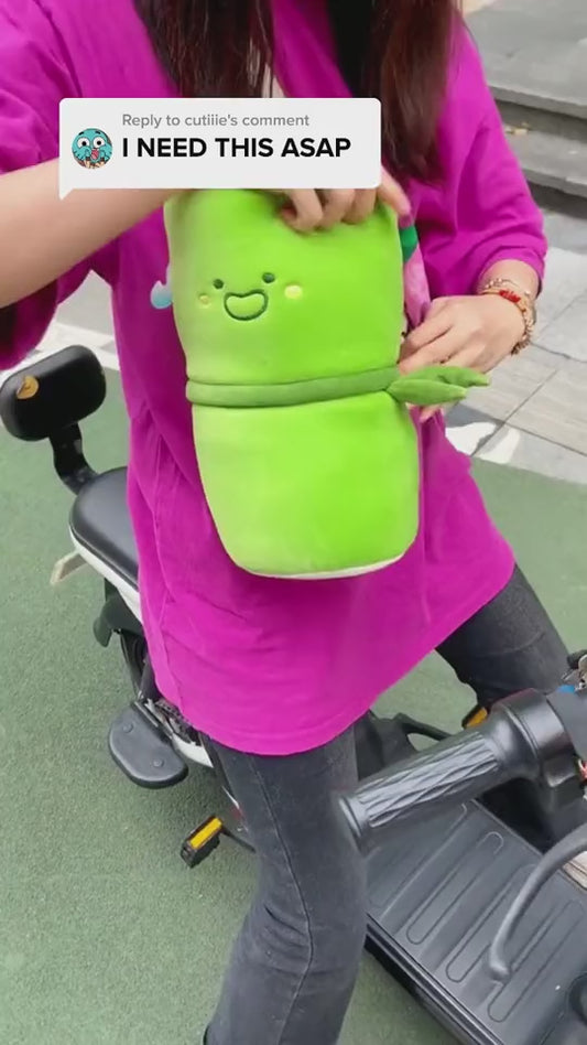 Panda Plush with Bamboo Soft Toy